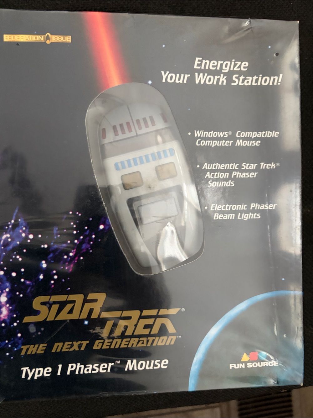 Star Trek Type 1 Phaser Mouse circa 1997